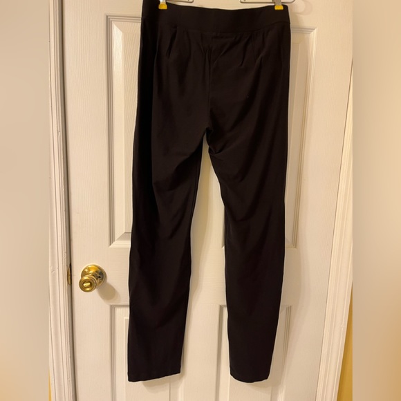 SOLD - On another Plstform! Eileen Fisher Washable Women Pull On Black Pants S/P - Picture 2 of 9